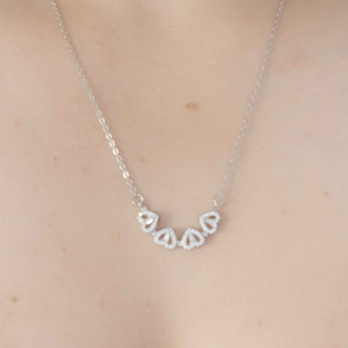 Collier Quatre Cœurs