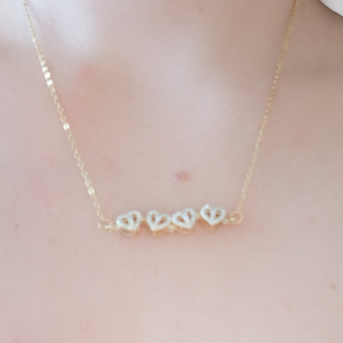 Collier Quatre Cœurs