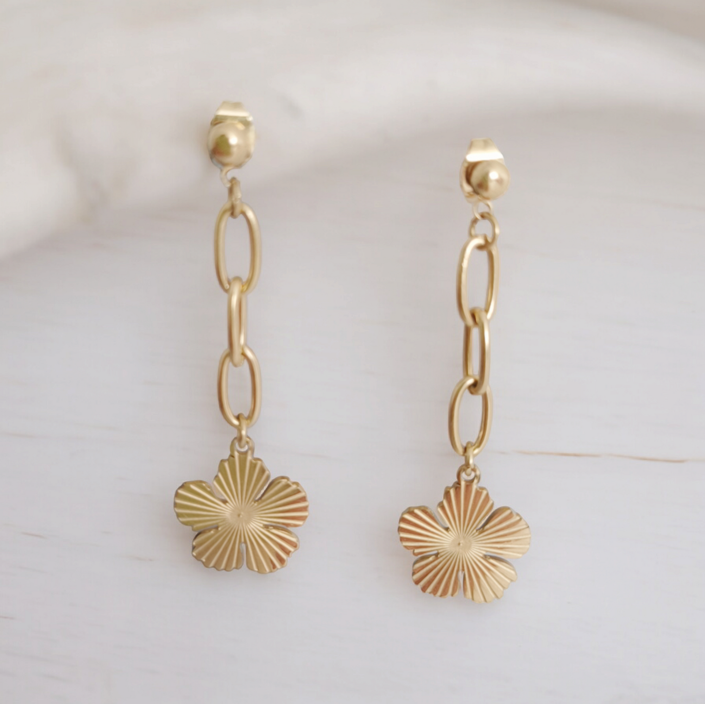 Boucles d'oreilles Feuilles